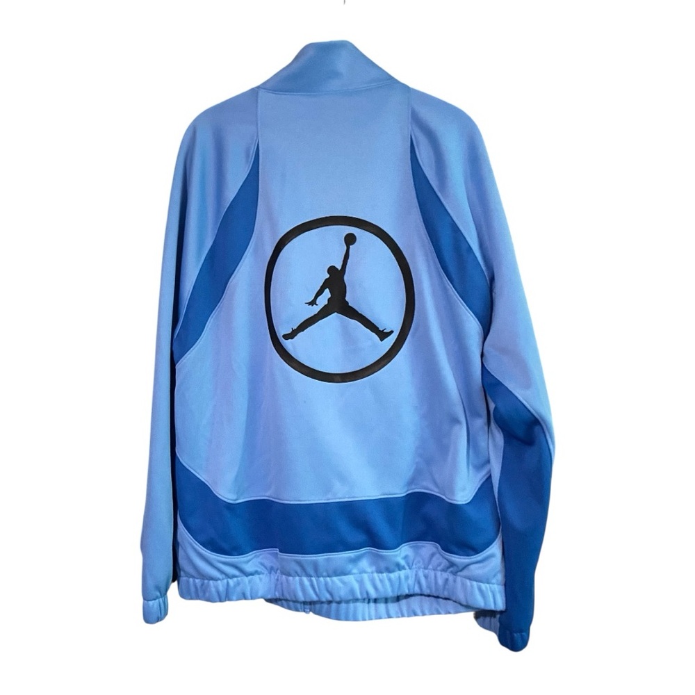 Jordan Jumpman Track Jacket Blue Full Zip Y2K Streetwear Athleisure Size L - Picture 4 of 8